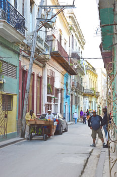 Straatbeeld Havana - Cuba