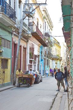 Straatbeeld Havana - Cuba van Bianca Kramer