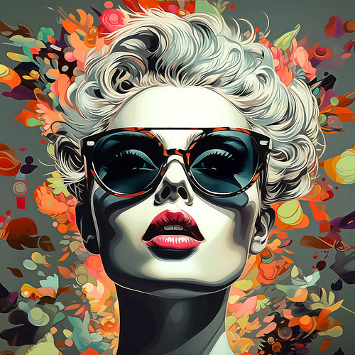 Portret popart