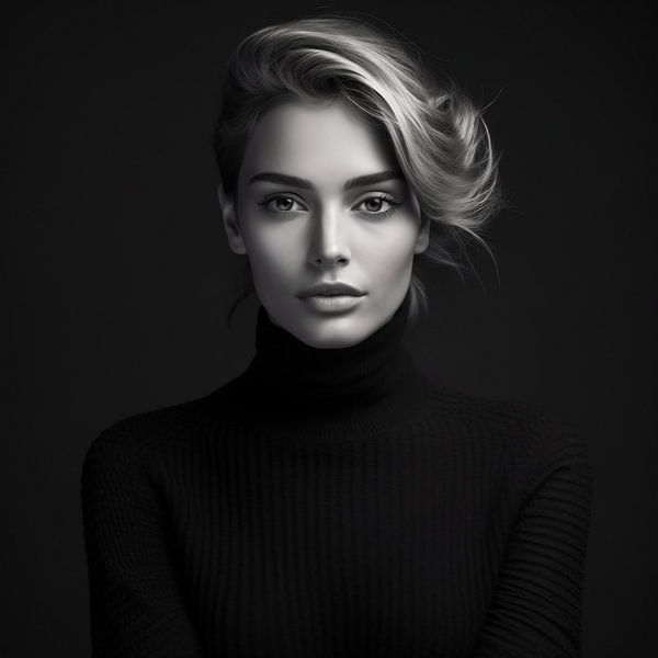 Porträt von fernlichtsicht