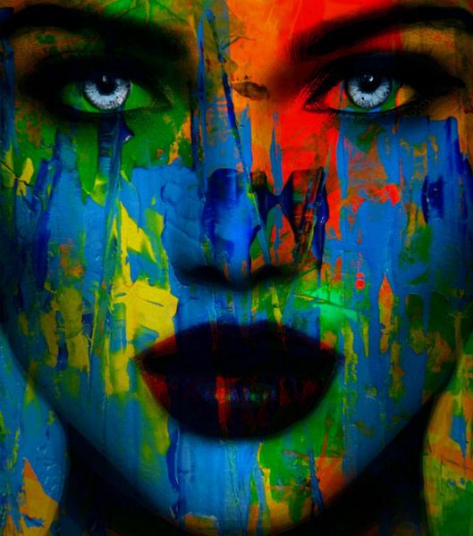 Jeu abstrait Just Face - Colors 500 par Team W 32 Gallery