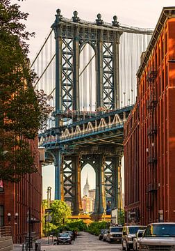 Manhattan Bridge von Dumbo von Remco Piet