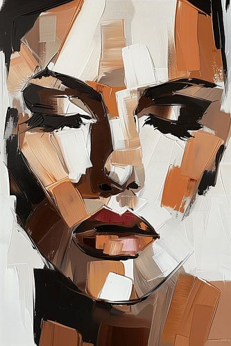 Dromerige Rust in Abstractie variatie 1