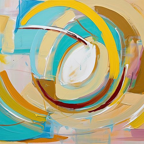 Trendy modern abstrakt