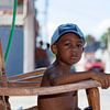 Kleine Cubaanse jongen in grote stoel van 2BHAPPY4EVER.com photography & digital art