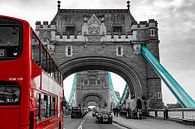 London Tower Bridge  van Sylvester Lobé thumbnail