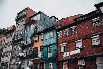 Die Straßen von Porto in Portugal von Dayenne van Peperstraten