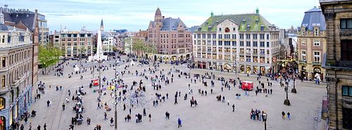 Amsterdam, Dam-Platz von der Neuen Kirche aus