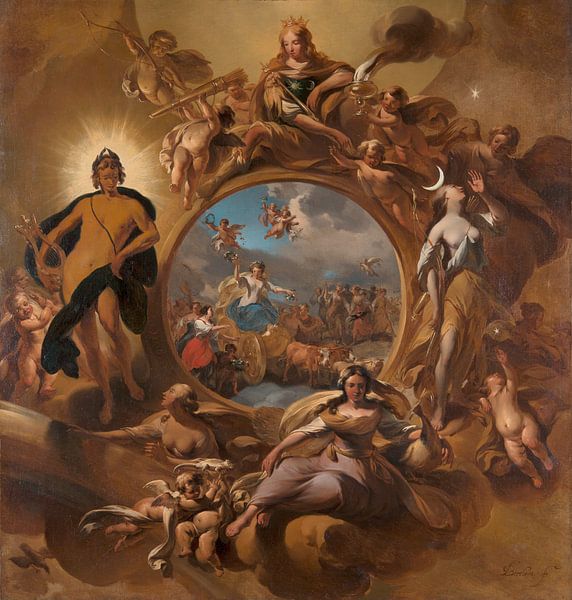Allegorie des Frühlings, Nicolaes Pietersz Berchem von Meisterhafte Meister