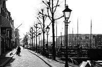 Delfshaven in Rotterdam op een zonnige winterdag