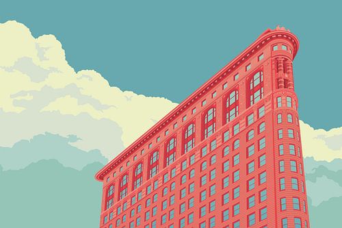 Flatiron building NYC landscape by Remko Heemskerk