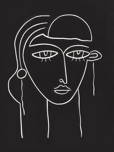 Strichzeichnung im böhmischen Stil