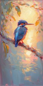 Eisvogel auf dem Ast