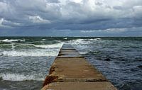 Stormachtige Noordzee