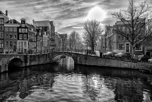 Le Reguliersgracht coin Keizersgracht à Amsterdam.