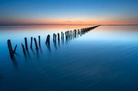 Ruhiger Sonnenuntergang auf dem Wad