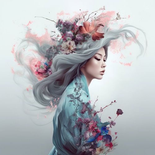 Modern portrait "Flora" by Studio Allee