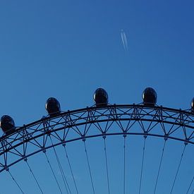 Flying by London Eye von Elfriede de Jonge Boeree