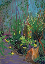 In the botanical greenhouse by Marjet Visscher