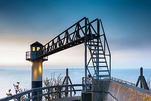 Oostmahorn Leuchtturm im Morgengrauen