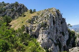 Montée vers la crête de la Sierra del Ferrer