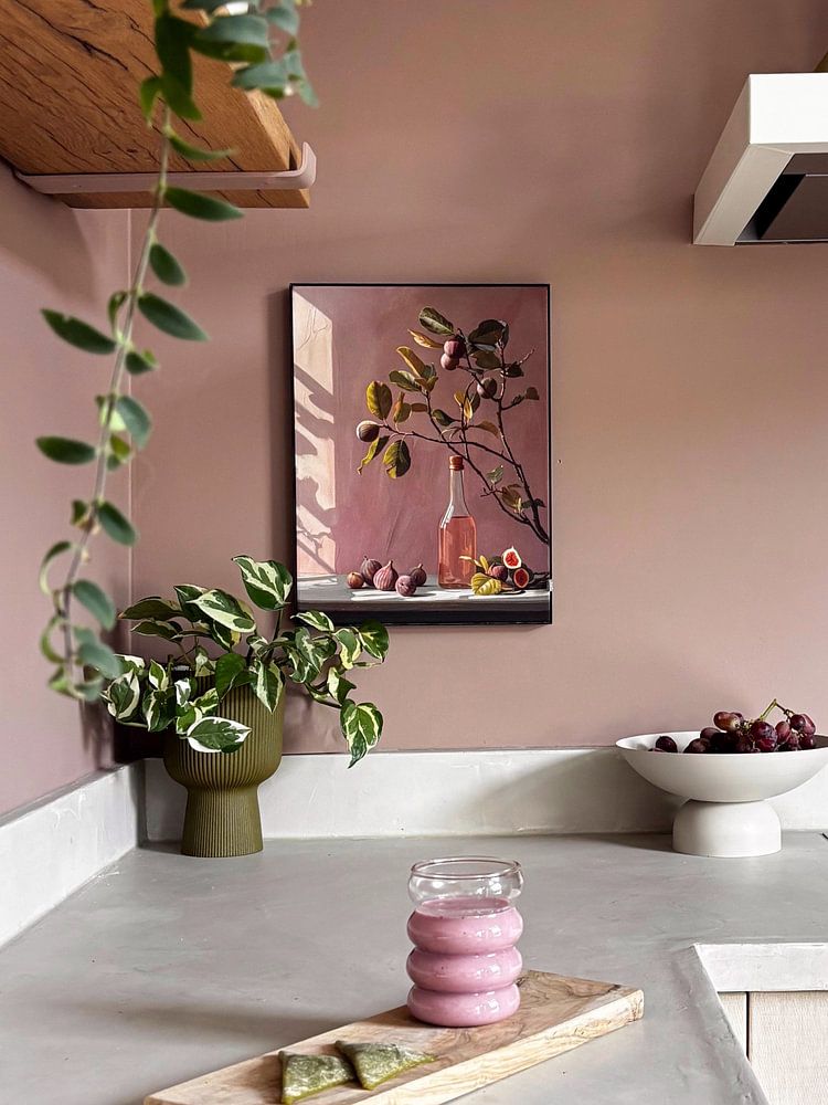 Still life with figs in soft colours  by Japandi Art Studio 