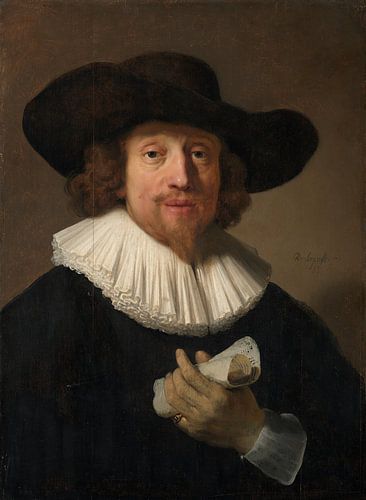 Rembrandt van Rijn, Man met muziekblad, 1633