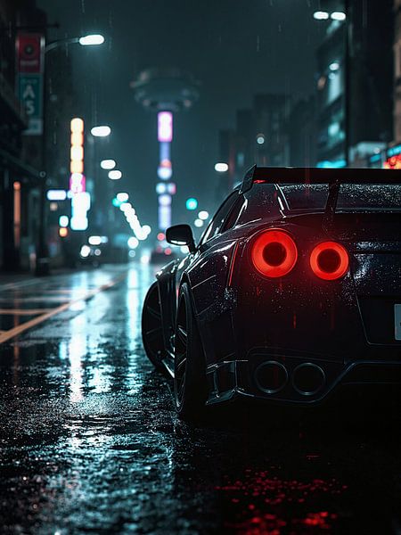 Nissan GT-R: Neonregen van John Dan