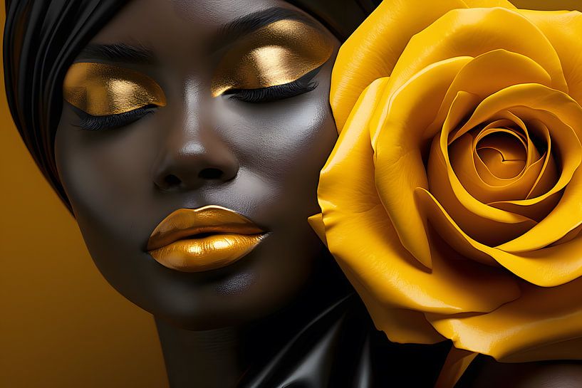 The Golden Rose van PixelMint.