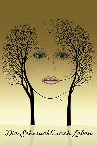 Warmer Sonnenschein im Wald taucht die Natur in Gold