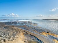 De Wadden met slenk bij de Boschplaat