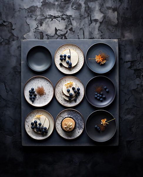 Esthetisch stilleven van fernlichtsicht