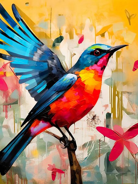 colourful bird by PixelPrestige