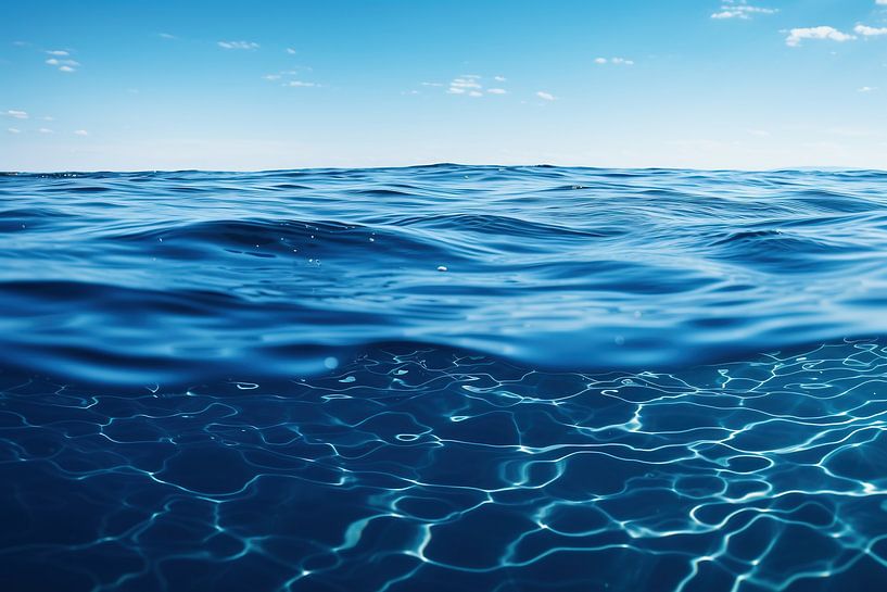 Schönheit des Ozeans von fernlichtsicht