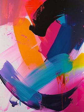 Kleurrijke abstractie van haroulita