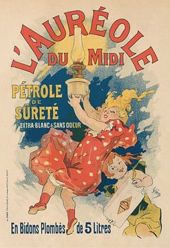 Jules Chéret - De aura van de middag (1893) van Peter Balan