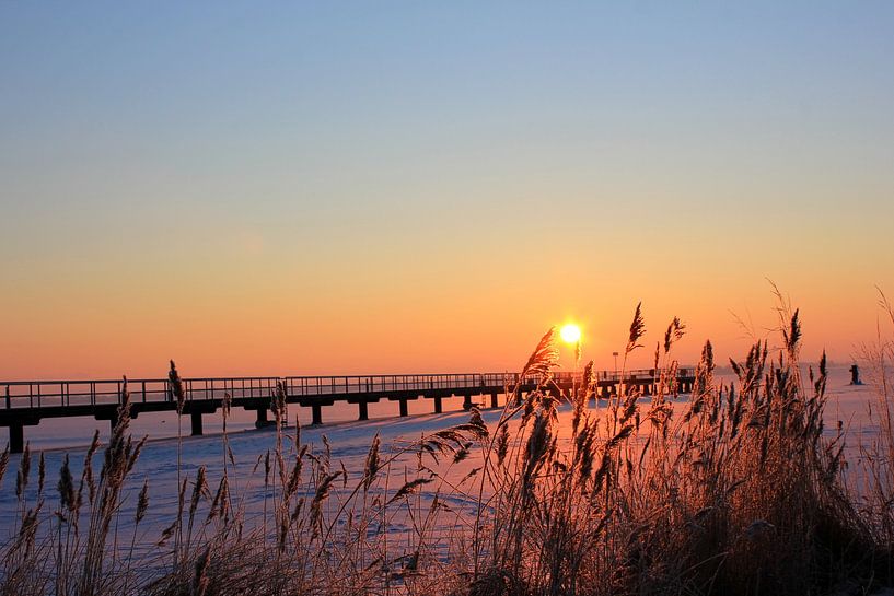 Morgenstimmung im Winter von Ostsee Bilder