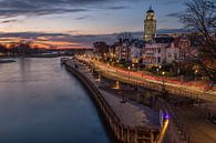 Skyline old city Deventer, The Netherlands von VOSbeeld fotografie Miniaturansicht