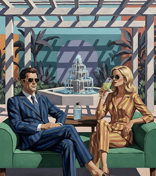 Patio de la fontaine Classiques de l'été par BS