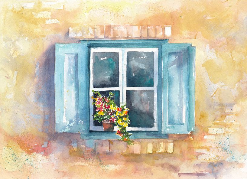 Blumenfenster par Jitka Krause