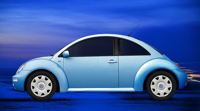 VW New Beetle in lightblue von aRi F. Huber