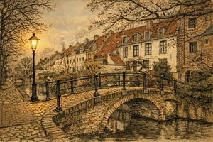Zuidsingel historisches Amersfoort im letzten Jahrhundert