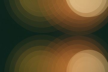 Des cercles chaleureux à la lueur douce sur Imperial Art House