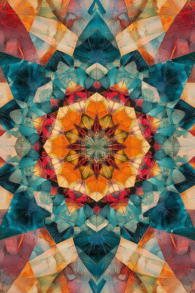 picturesque symmetrical shapes by Egon Zitter