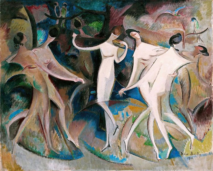 Alice Bailly - Schönheitsfantasie (1918) by Peter Balan