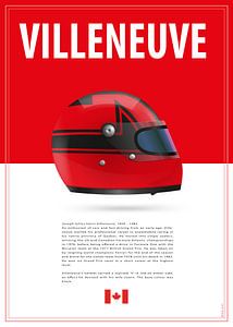 Gilles Villeneuve Helmet by Theodor Decker
