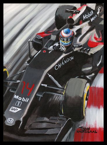 2016 McLaren Honda MP4-13 #14 Fernando Alonso par Toon Nagtegaal