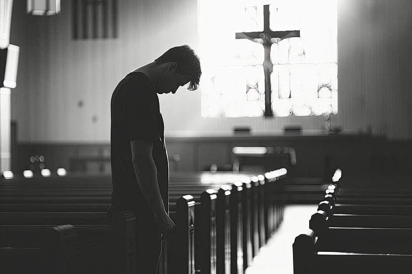 place for silence or prayer by Egon Zitter