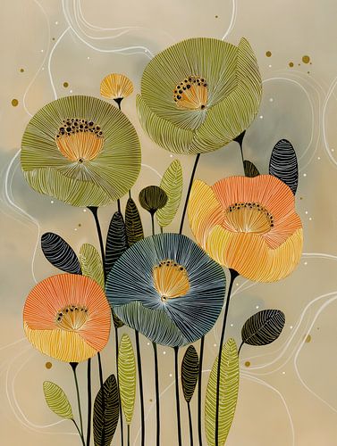 Summer flowers by Bert Nijholt