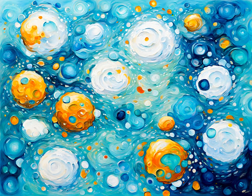 Modern Abstract Gallery Composition